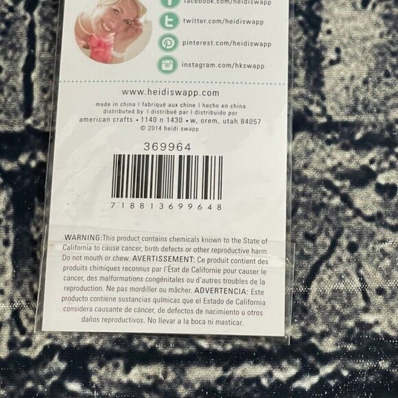 HEIDI SWAPP Hello Beautiful Acrylic Stamps 369964 - Picture 6 of 6